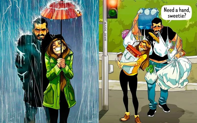 Oilaviy hayot komikslarda qanday ko'rinadi?