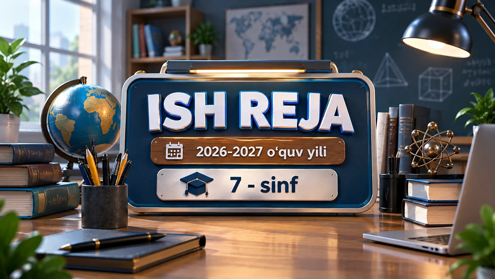7-sinf Matematika fanidan ish reja